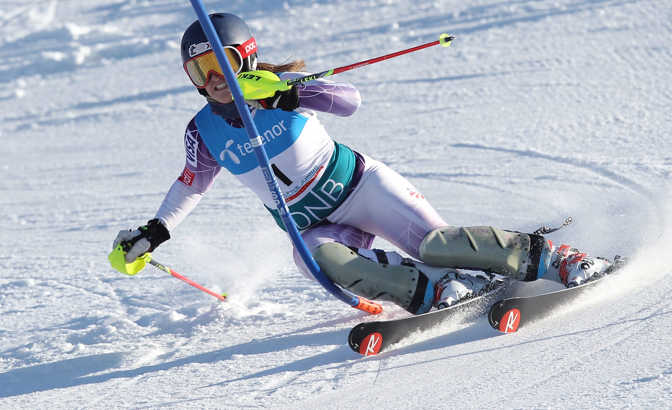 Moltzan gold, Ginnis bronze at World Juniors slalom