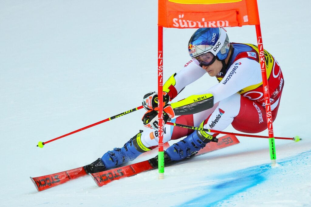 FIS World Cup, giant slalom, men. Image shows Marco Odermatt (SUI).