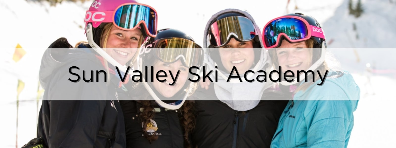 The Sun Valley Community School and the Sun Valley Ski Academy combine together to balance education and athletics. Banner