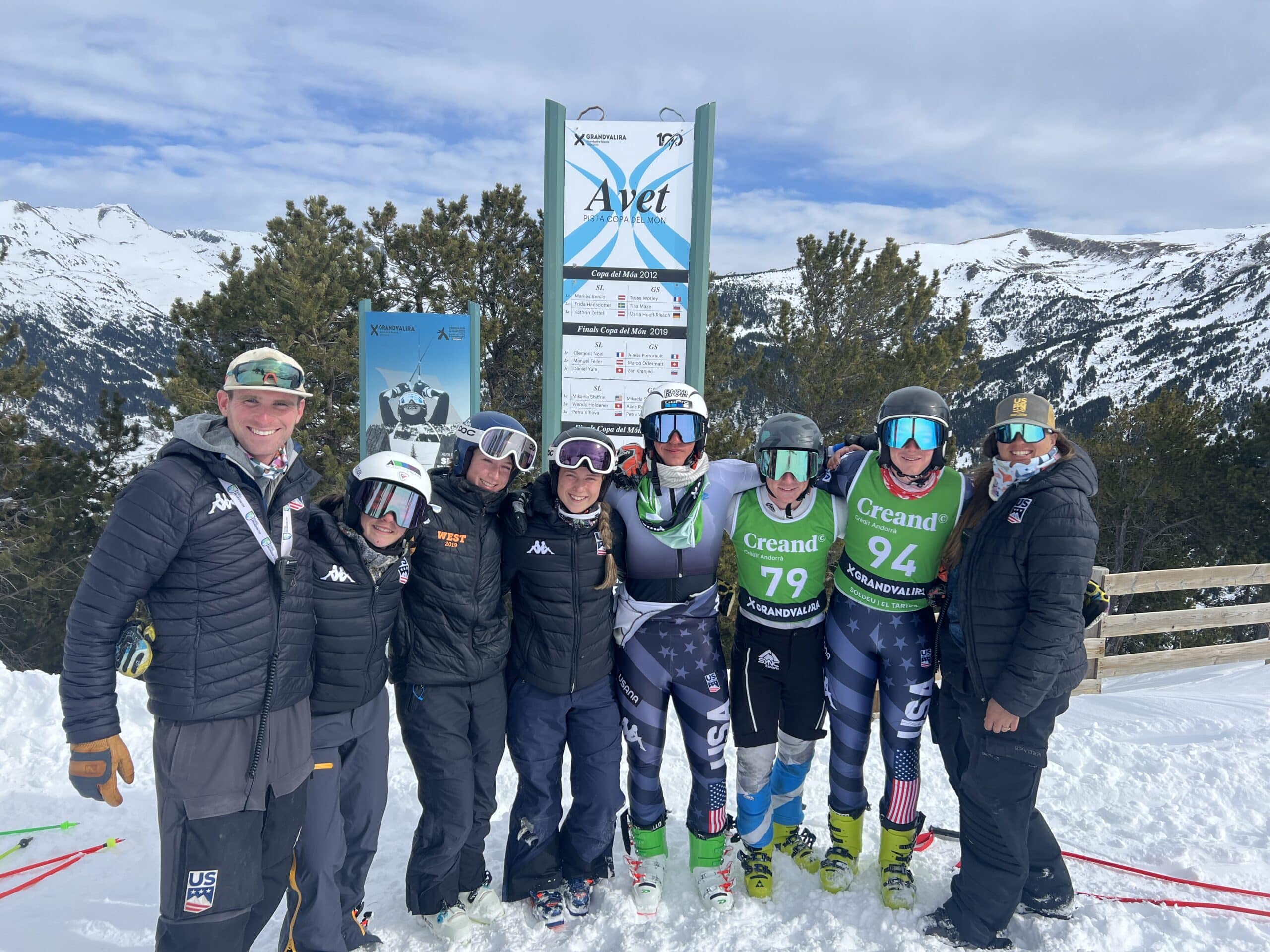 USA U16 Athletes Shine at FESA Alpine Ski Cup in Andorra